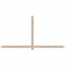 Ekena Millwork Eugene Smooth Timber Gable Bracket, Douglas Fir, 108"W x 54"H x 1 1/2"D x 3 1/2"F, 12/12 Pitch GBW108X54X0204EUG00SDF - alternate 1
